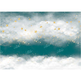 LB0198 Clouds 2 Theme Backdrop